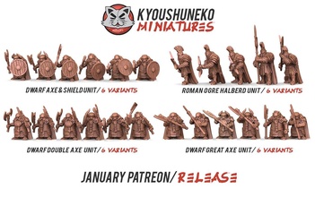 gennaio 2020 kyoushuneko miniatura 3d print model - Mito3D
