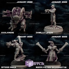 january 2022 cyber forge miniature 3d print model - Mito3D