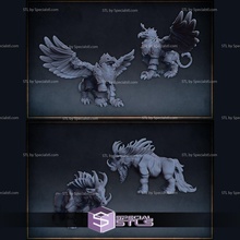 january 2022 roleplaying miniature 3d print model - Mito3D