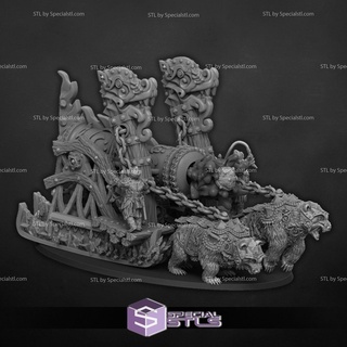enero 2023 dragón lago miniatura 3d print model - Mito3D