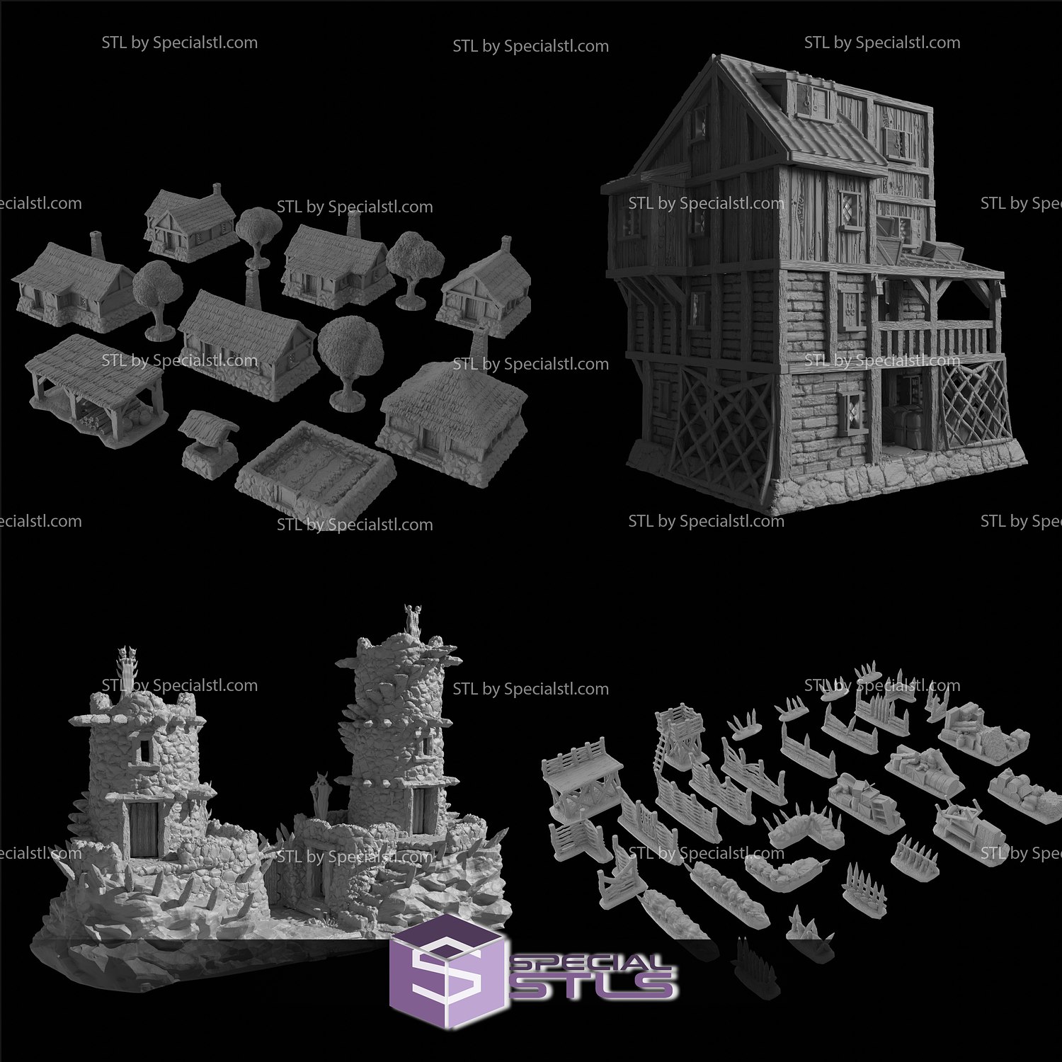 january 2023 miniature land 3D print model - Mito3D