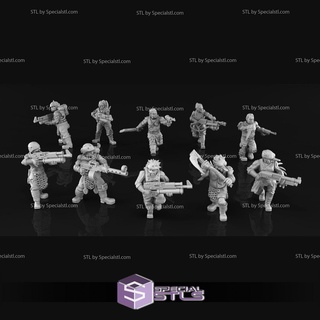 enero 2023 guerra oso eterno miniaturas 3d print model - Mito3D