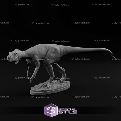 enero 2024 dinosaurio perro miniaturas especialstl 3d print model - Mito3D