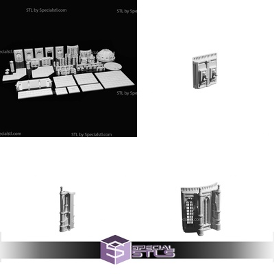 january 2024 grim dark terrain miniatures specialstl 3d print model - Mito3D