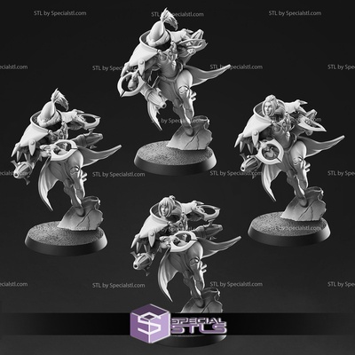 january 2024 space elf void dancers loyalty ps miniatures specialstl 3d print model - Mito3D