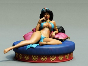 jasmine princess fanart 3d print model - Mito3D