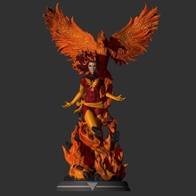 jean grey phoenix force marvel 3d print model - Mito3D