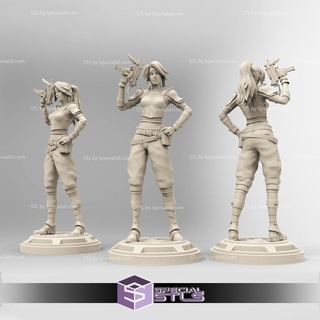 jessie stl files standing final fantasy 3d print model - Mito3D