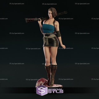 Jill sevgili tabanca yerleşik kötü 3 nemesis 3d baskı heykelcik 3d print model - Mito3D