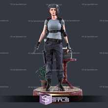 jill valentine resident evil stars 3d print model - Mito3D