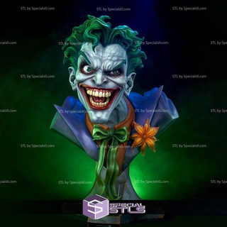 Joker Büste 3d Modell 3d print model - Mito3D