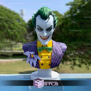 Joker Comics Büste bereit 3d drucken 3d print model - Mito3D