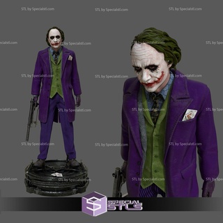 joker karanlık şövalye 3d print model - Mito3D