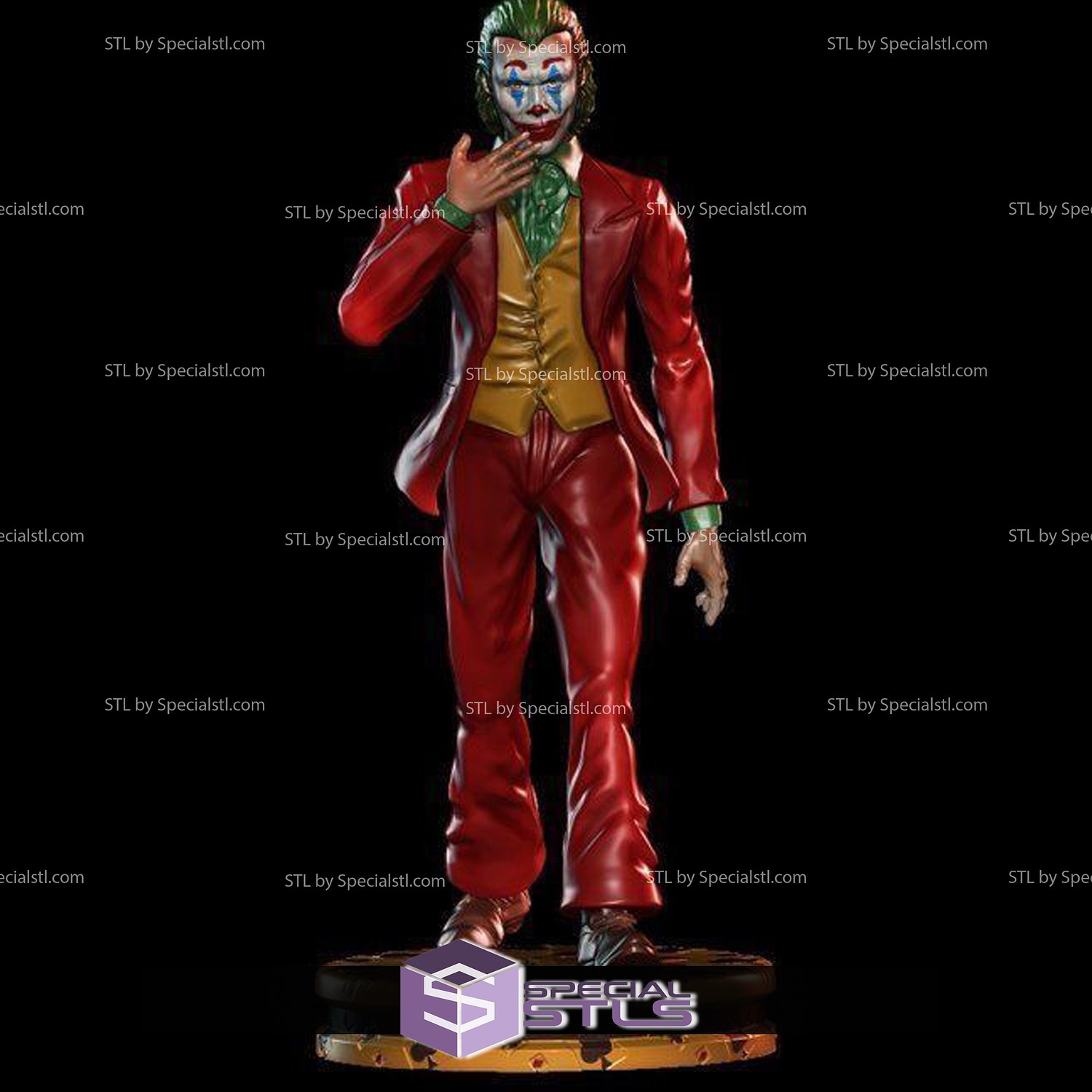 Joker Joaquin Phönix stl Dateien 3D print model - Mito3D