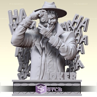 Joker Tötung Scherz 3d Modell Büste 3d print model - Mito3D