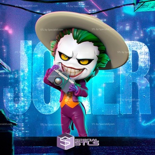 Joker Tötung Scherz Chibi stl Dateien 3d print model - Mito3D