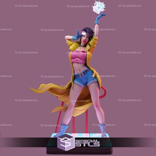 jubilee fanart standing stl files x-men 3d printing figurine 3d print model - Mito3D