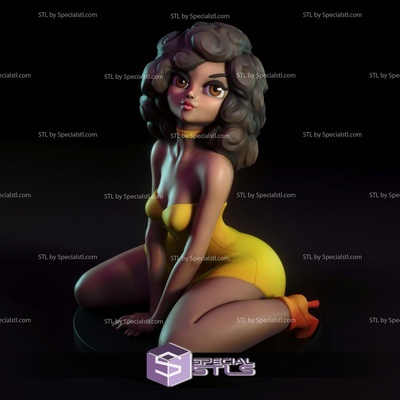 judith sitting pose digital 3d sculpture specialstl 3d print model - Mito3D