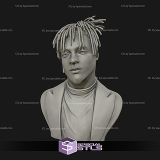 juice wrld rapper bust ready 3d print 3d print model - Mito3D
