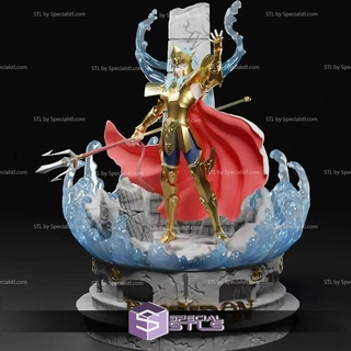 julianisch Solo Poseidon Diorama 3d print model - Mito3D
