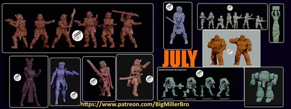 july 2021 bigmillerbro miniature 3d print model - Mito3D