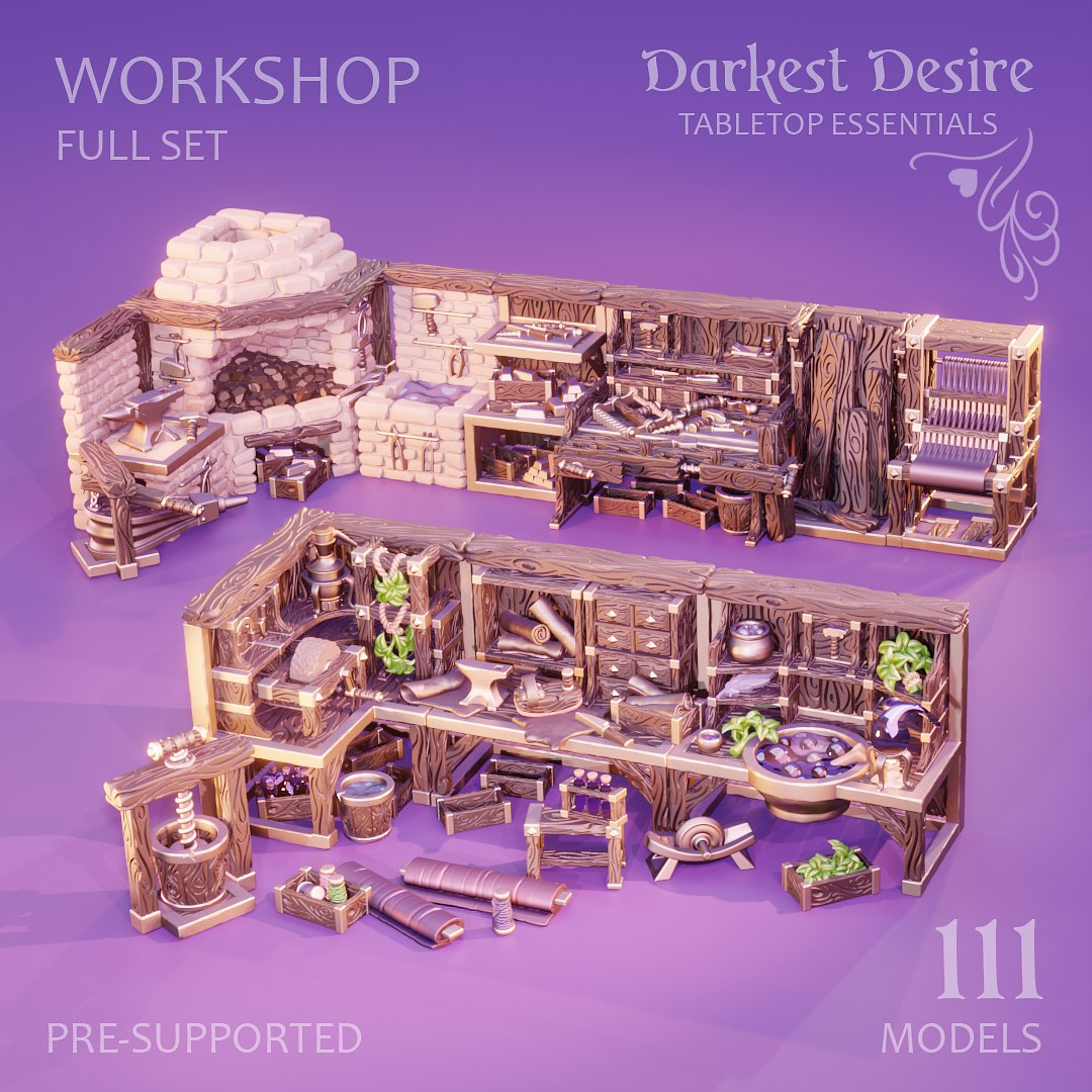 july 2021 darkest desire miniature 3D print model - Mito3D