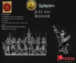 july 2021 holo miniature 3d print model - Mito3D