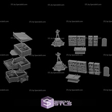Julho 2022 dadi masmorra arredores miniatura 3d print model - Mito3D