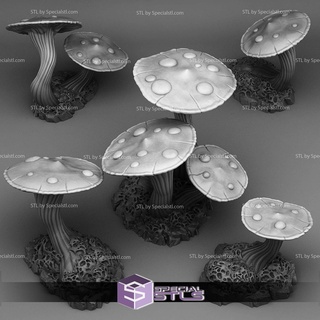 Juli 2023 Fantastisch Pflanzen Felsen Miniaturen 3d print model - Mito3D