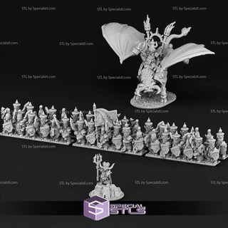 juillet 2023 forêt dragon miniatures 3d print model - Mito3D