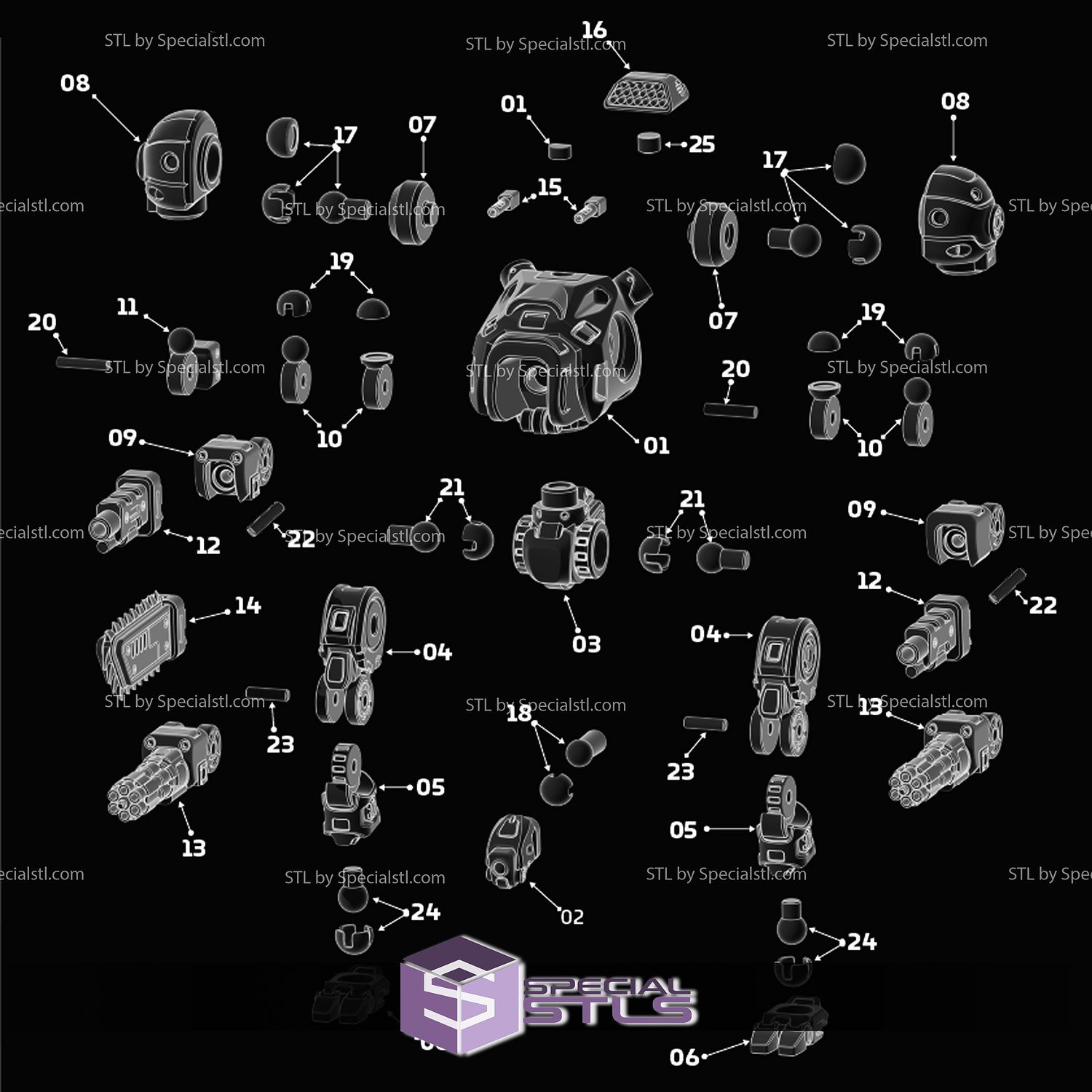 Juli 2023 Mod Miniaturen 3D print model - Mito3D