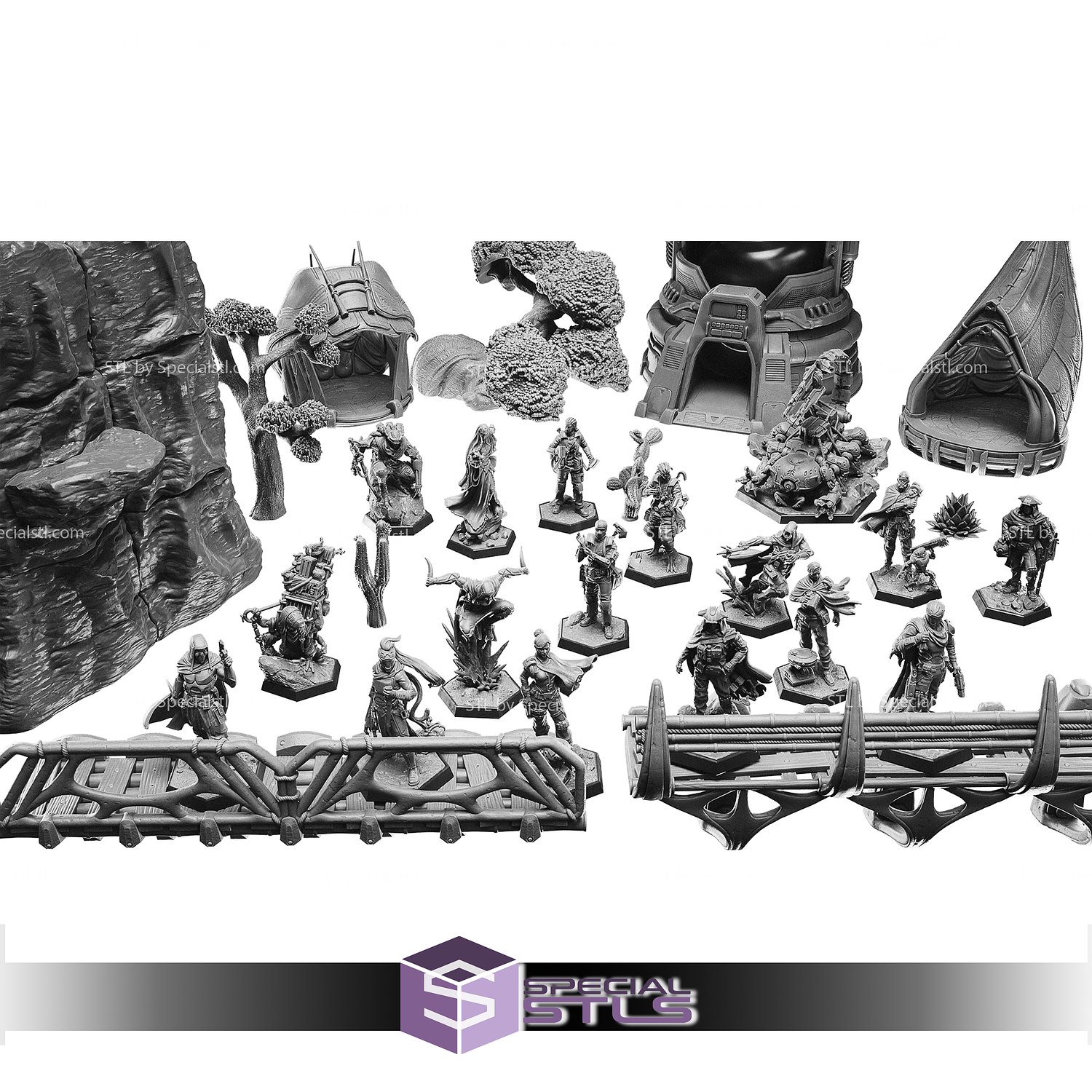 july 2023 sci-fi loot studios miniatures 3D print model - Mito3D