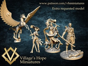 june 2021 village's hope miniature 3d print model - Mito3D