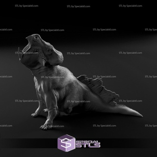 junio 2023 dinosaurio perro miniaturas 3d print model - Mito3D