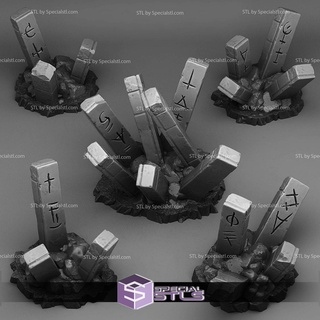 Juni 2023 Fantastisch Pflanzen Felsen Miniaturen 3d print model - Mito3D