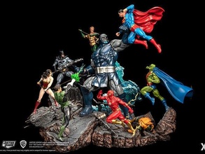 justicia liga Darkseid diorama 3d print model - Mito3D