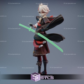 kaedehara kazuha 3d model ayakta versiyon 3d print model - Mito3D