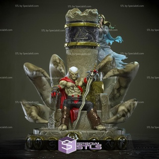 kain lord vampires throne 3d printing figurine 3d print model - Mito3D