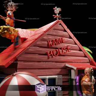 kame house stl files dragonball 3d print model - Mito3D