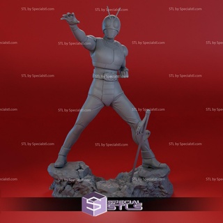 Kamen cavaleiro Preto v2 3d print model - Mito3D