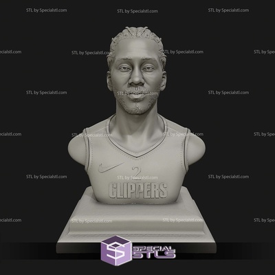 kawhi leonard buste numérique stl dossiers specialstl 3d print model - Mito3D