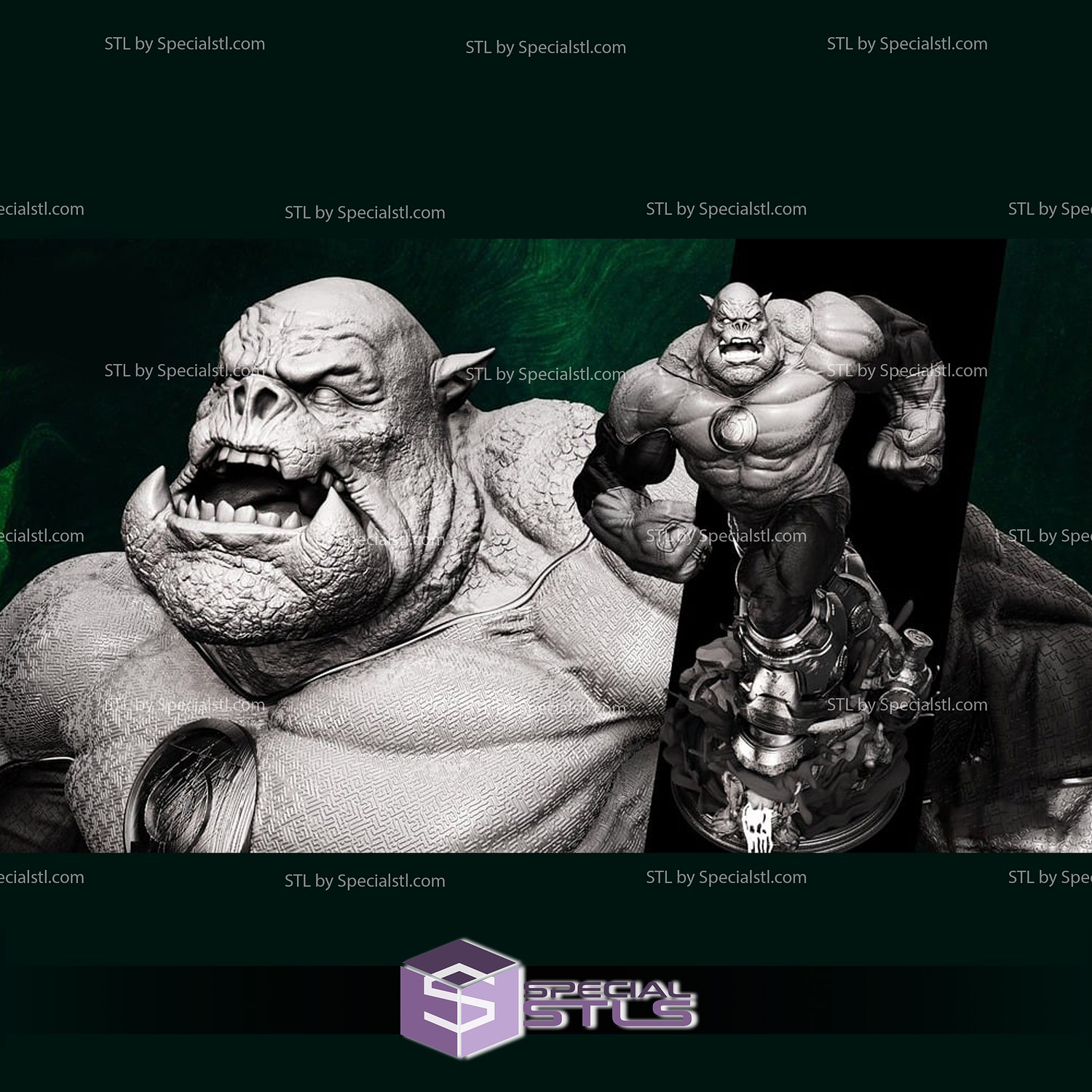 Kilowog dc 3D print model - Mito3D