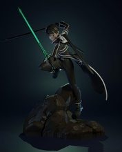kirito sword art online 3d print model - Mito3D