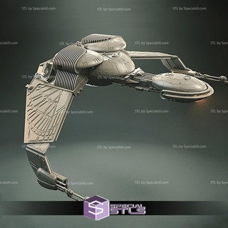 klingon oiseau proie 3d impression figurine stl dossiers 3d print model - Mito3D