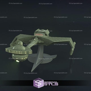 klingon d7 battlecruiser 3d printing figurine stl files 3d print model - Mito3D