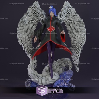 Konan Akatsuki Naruto prêt 3d impression 3d print model - Mito3D