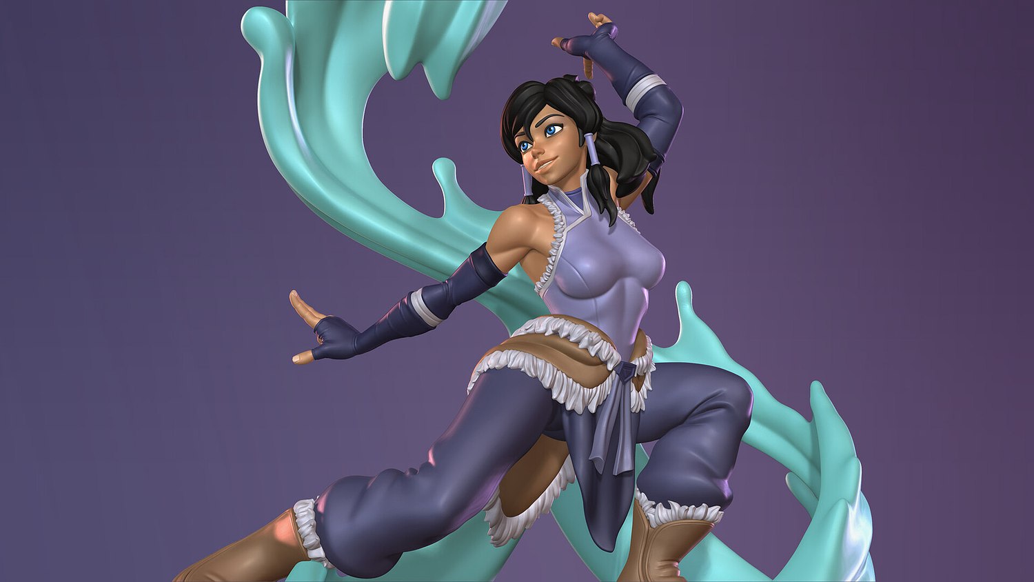 Korra avatar 3D print model - Mito3D