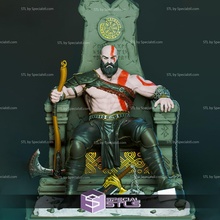 Kratos Thron v2 3d print model - Mito3D