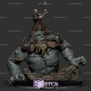 kratos troll 3d print model - Mito3D