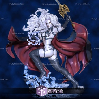 lady death stair 3d print model - Mito3D